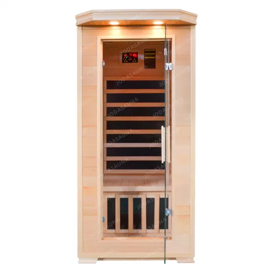 Sauna a infrarossi per 1 persona in legno Hemlock per uso domestico