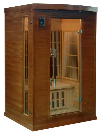 Sauna a infrarossi per la casa in legno a 3 persone a secco, salute completa, sala saune fitness a infrarossi lontani